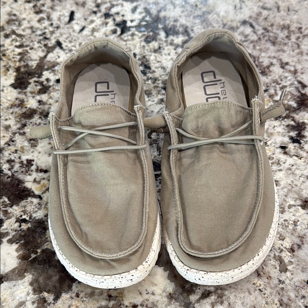 Hey Dude Light Brown Slip-On Shoes